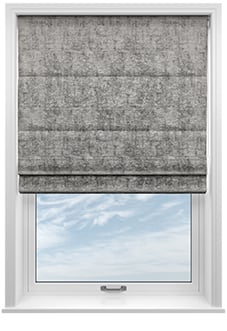 Anaconda, Metallic Grey - Motorised Roman Blind